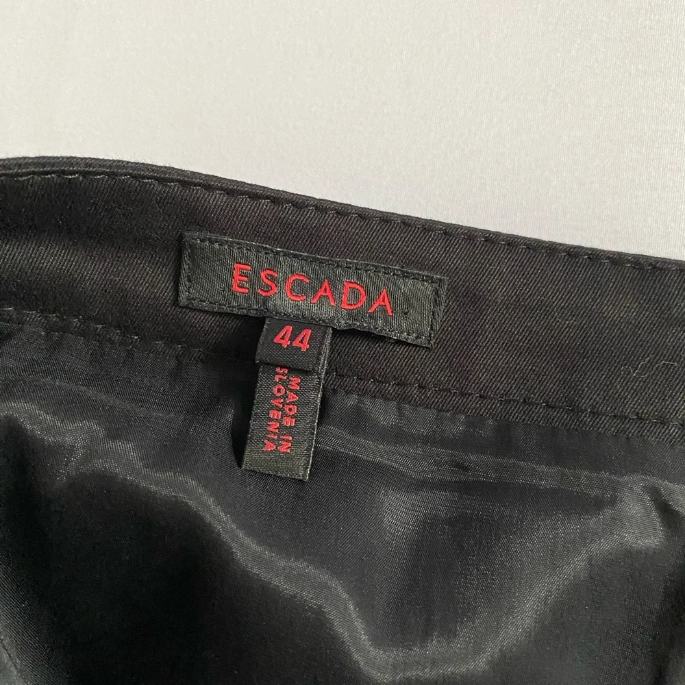 ESCADA Escada Skirt Black Pencil Cotton Skirt NWOT size Large size 44 - Picture 7 of 15